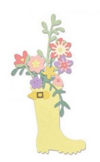 Fustella Sottile Sizzix Vaso Stivale 663322