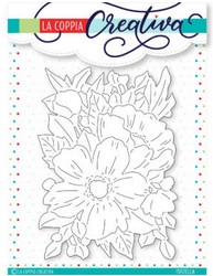 Fustella Sottile Sfondo con Fiori RU529