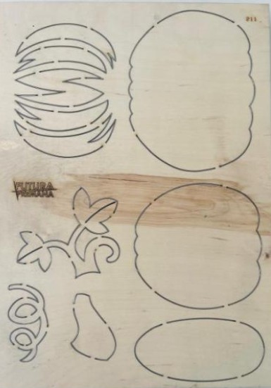 Fustella A4 Artigianale Zucca Cenerentola