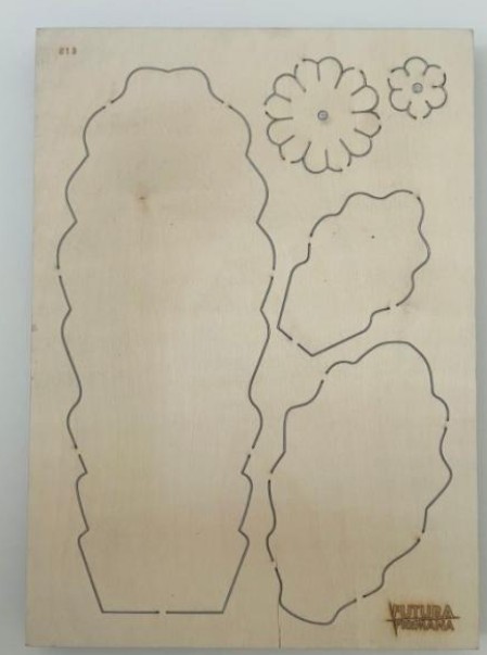 Fustella A4 Artigianale Cactus Peruviano