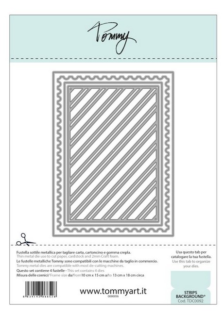 Fustella Sottile Tommy Strips background®