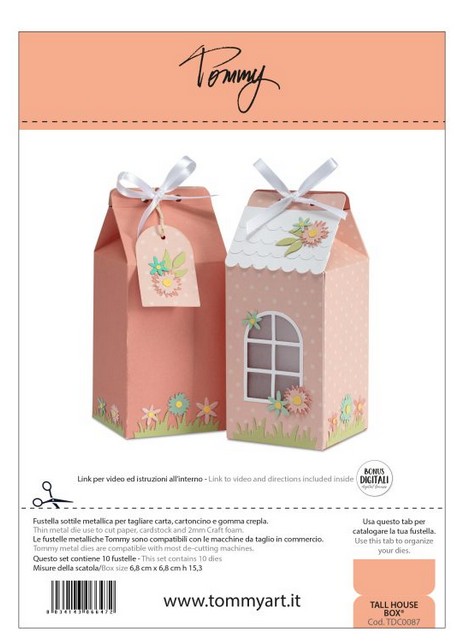 Fustella Sottile Tommy Tall House Box