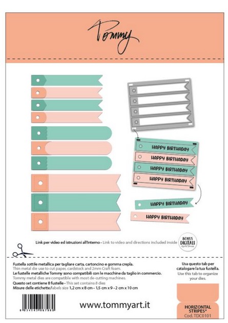 Fustella Sottile Tommy Horizontal Stripes®