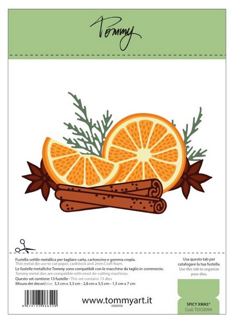 Fustella Sottile Tommy Spicy Xmas