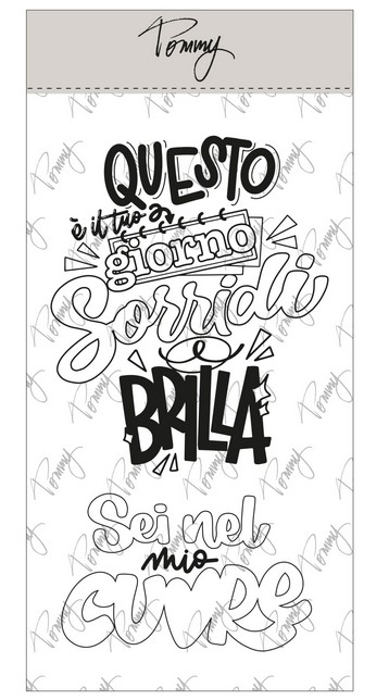 Timbri Tommy Sorridi e Brilla