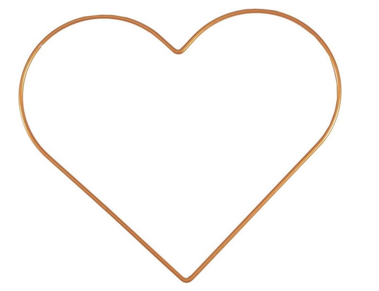 Cuore Grande Oro Satinato