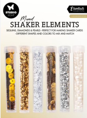 Shaker Elements Sequins Diamonds Pearls