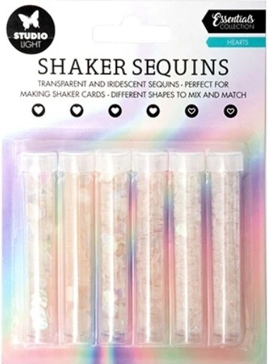 Shaker Sequins Cuori