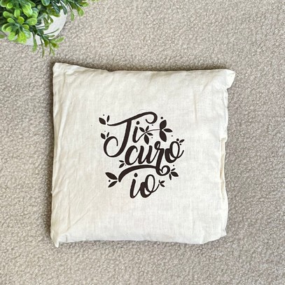 Cuscino in Cotone con Sale Rosa