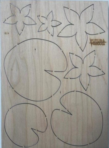 Fustella A4 Artigianale Fiore di Loto