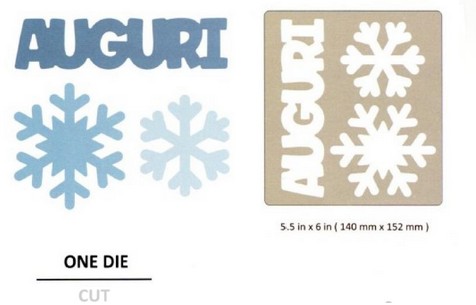 Fustella L Futura Fiocchi e Auguri 3600