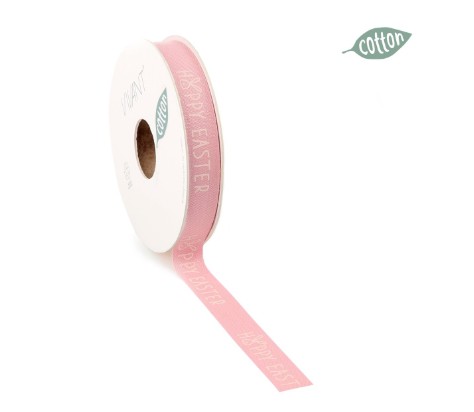 Nastro Happy Easter Rosa