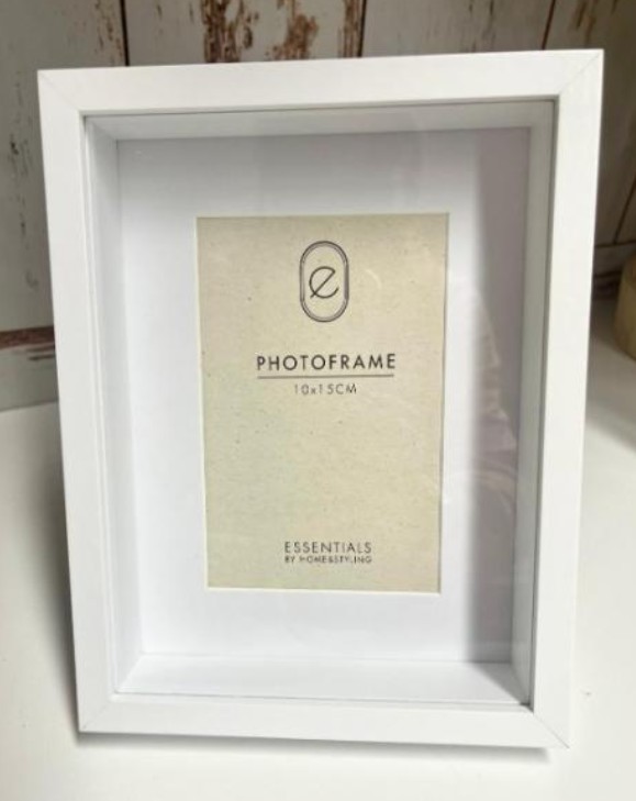 Portafoto Bianco con Spessore