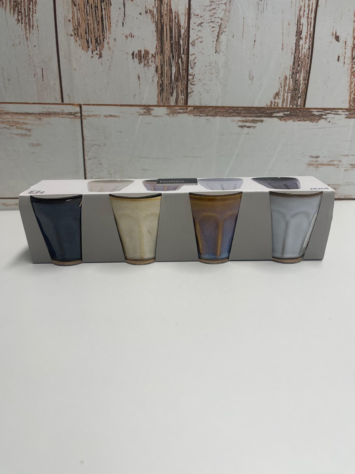 Set 4 Pezzi Mini Mugs