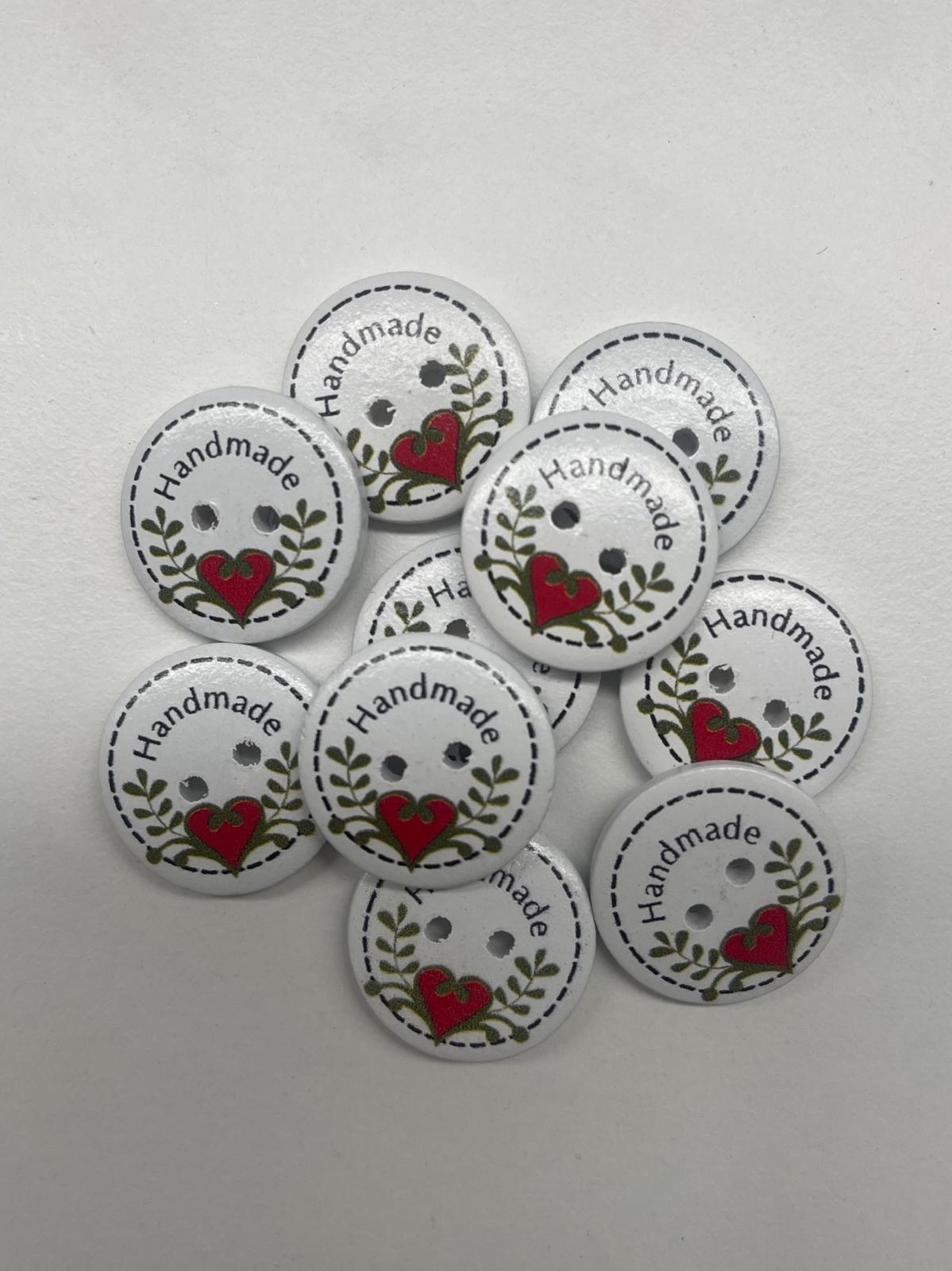 Bottoni Handmade Cuore