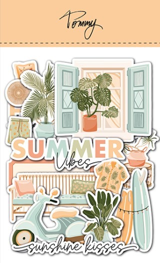 Die Cuts Tropical Vibes by Tommy Art