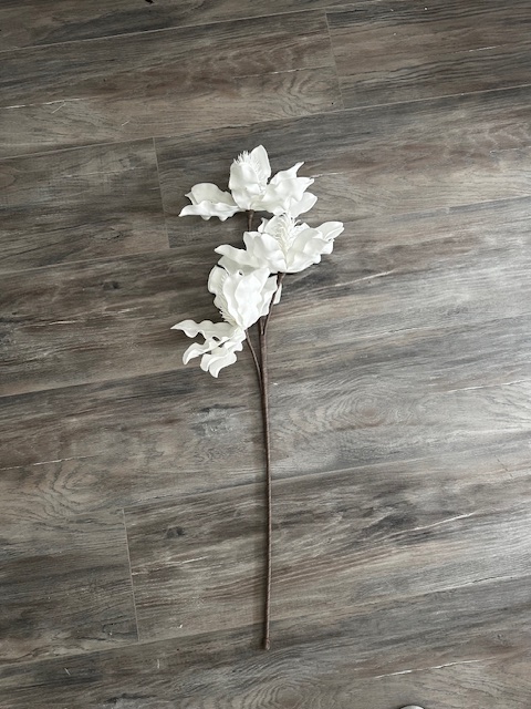 Fiore in Lattice Bianco