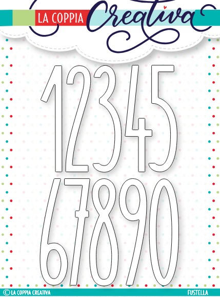 Fustella Sottile Numeri Slim RU558