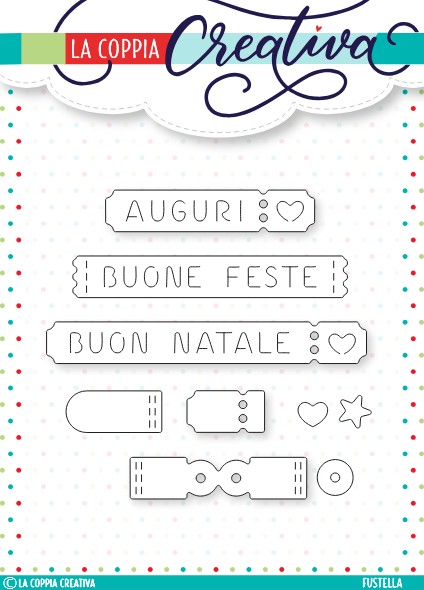 Fustella Sottile Natale Ticket RI566