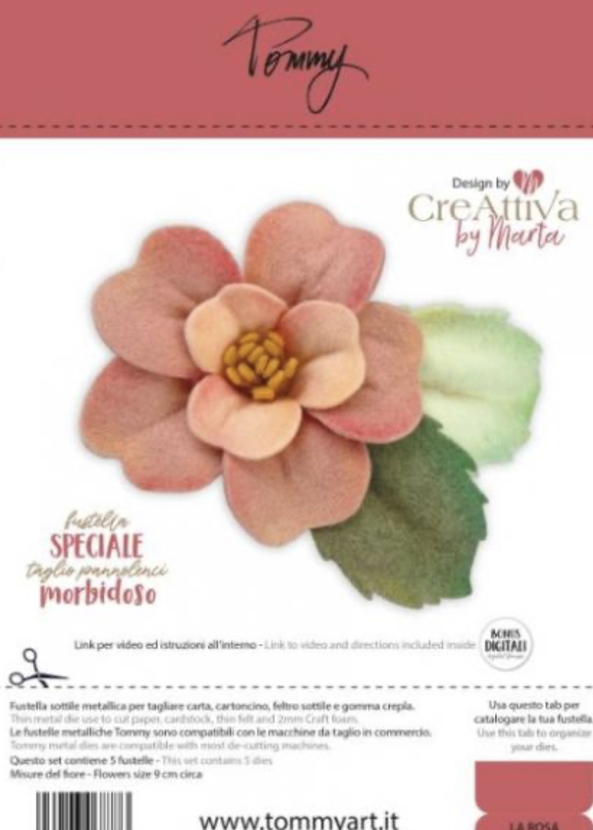 Fustella Sotitle Tommy La rosa di Marta® design by Creattiva by Marta