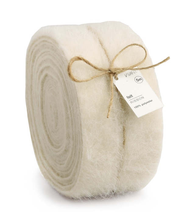 Rotolo Panno Lana Beige