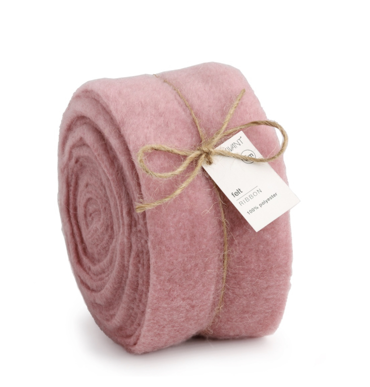 Rotolo Panno Lana Rosa