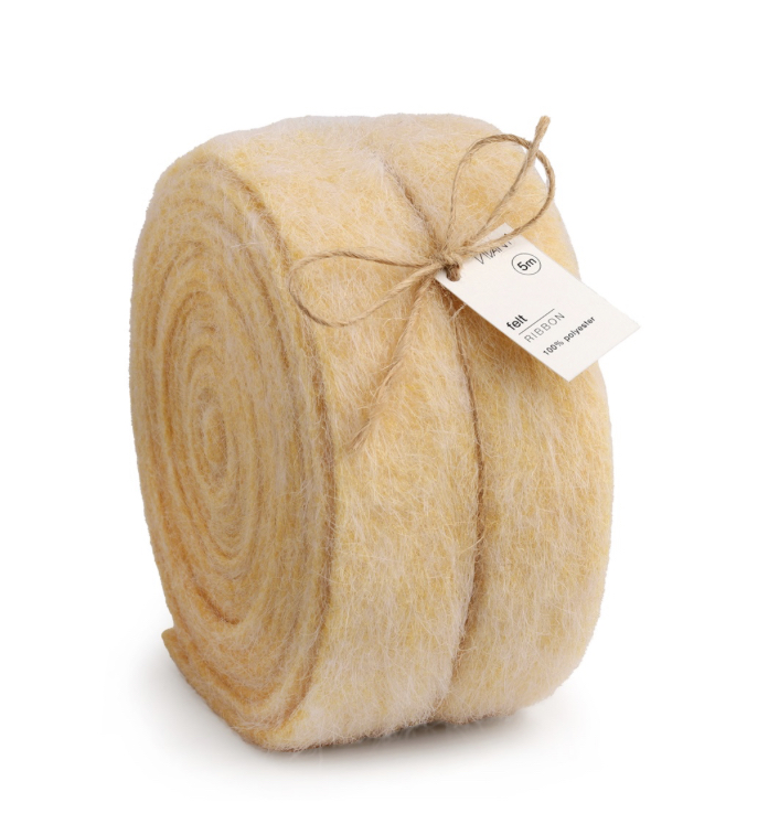 Rotolo Panno Lana Crema