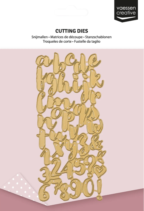 Fustella Sottile Alfabeto