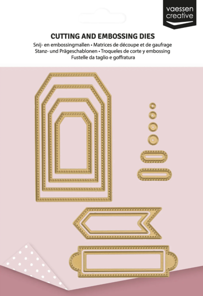 Fustella Sottile Banner e Etichette