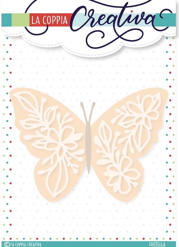 Fustella Sottile Farfalla e Fiori RU585