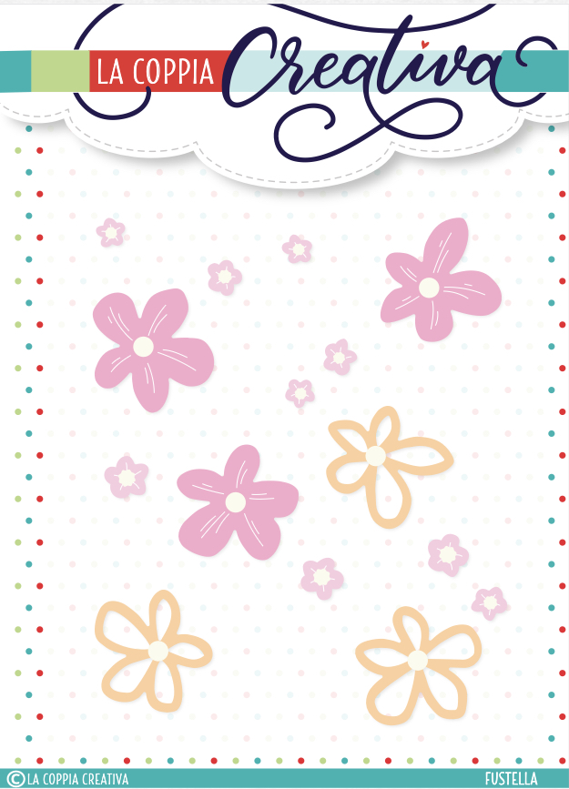 Fustella Sottile Petali di Primavera RU587