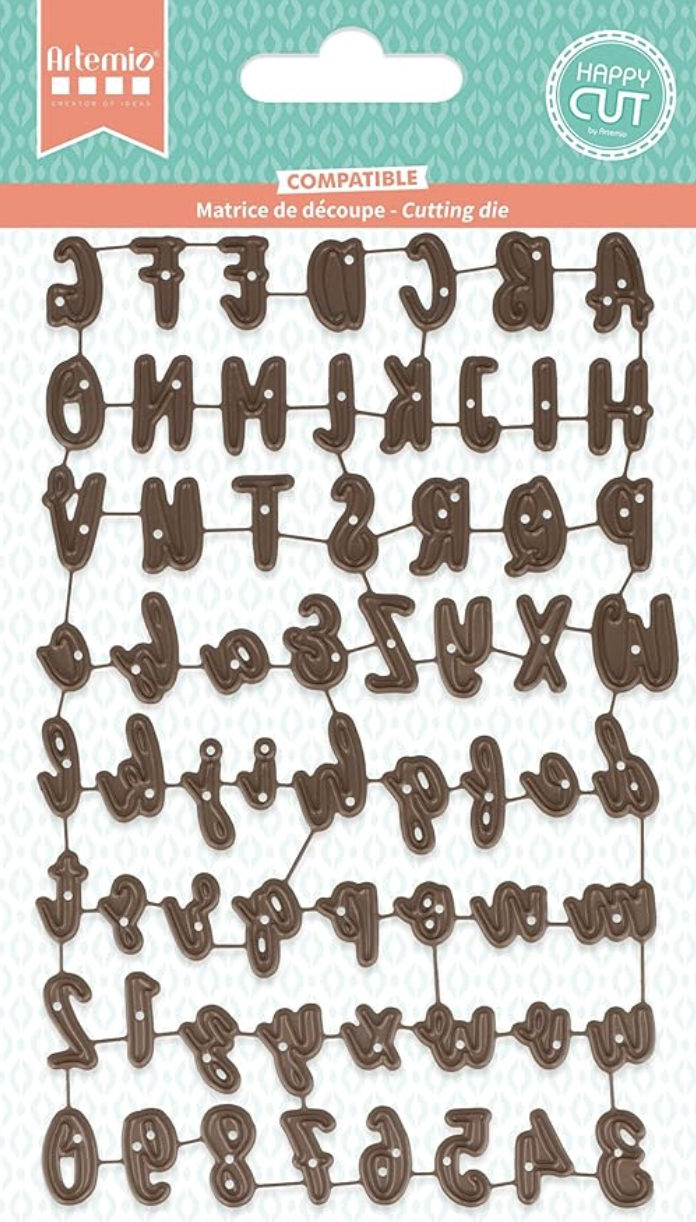 Fustella Sottile Alfabeto e Numeri